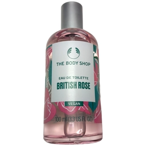 Body Shop Perfume 1x100ml British Rose Vegan Fragrance Spray Eau De Toilette EDT