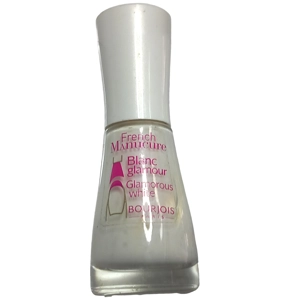 Bourjois Nail Polish Varnish 10ml 91 Blanc Glamour Glamorous White French Mani