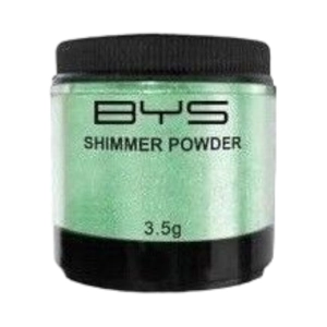 BYS Shimmer Powder 3.5g 04 Shaker Green Cosmetics Body Make-Up Eyes Cheeks