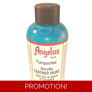 Angelus Acrylic Leather Paint 1x118ml Turquoise Colour Clo..