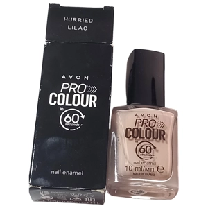 Avon Nail Polish Varnish 10ml Hurried Lilac Purple Pro Colour 60 Seconds Nails