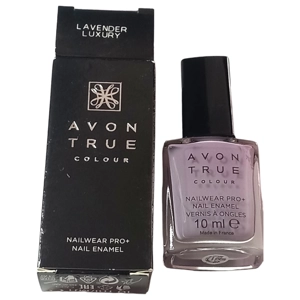 Avon Nail Polish Varnish 10ml Lavender Luxury Purple Lilac True Colour Pro Tip