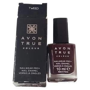Avon Nail Polish Varnish 10ml Tweed Purple Colour True Colour Nailwear Pro Tip