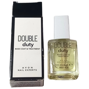 Avon Nail Polish Varnish 1x10ml Double Duty Base Coat Treatment Experts Colour
