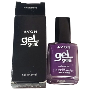 Avon Nail Polish Varnish 10ml Freedom Purple Gel Shine Enamel Colour Nails Tip