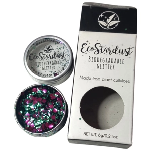 Body Glitter Eco Stardust Wicked 6g Purple Green Friendly Vegan Cosmetic Shine