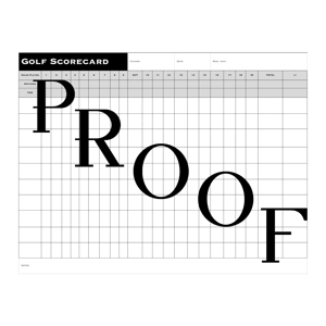 Golf Scorecard Printable: A4 Digital Score Tracker (PDF)