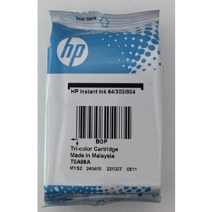 HP Instant Ink 64/303/804 Tri-Color Cartridge Printer Replacement