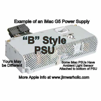 B PSU Apple G5 iMac Power Supply Capacitors Kit B Style B PSU Apple G5 iMac Power Supply Capacitors Kit B Style