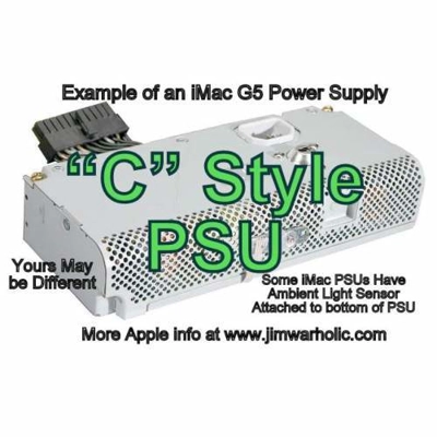 C Style Apple iMac G5 Power Supply 20 Inch Cap Kit C Style Apple iMac G5 Power Supply 20 Inch Cap Kit