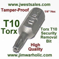 Torx T10 Security Bit Tamper Proof