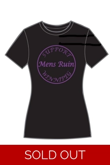 Support Mens Ruin Purple Metallic tee Support Mens Ruin Purple Metallic tee