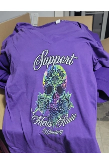 Purple Sugar Support Mens Ruin T Purple Sugar Support Mens Ruin T