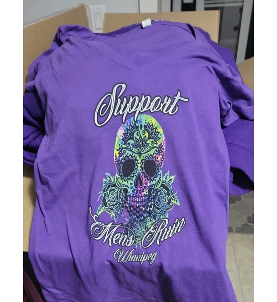 Purple Sugar Support Mens Ruin T