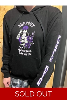Support MR girls skull hoodie