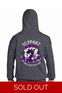 Support Mens Ruin Zip up - Dark Grey Support Mens Ruin Zip up - Dark Grey
