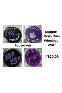 Support Mens Ruin Pop sockets 4/20.00