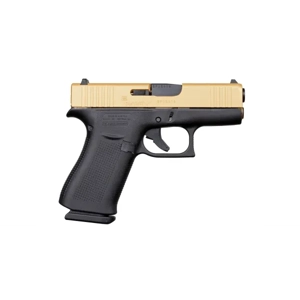 GLK 43X 9MM 10RD GOLD SLIDE