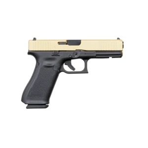 GLK 17G5 9MM 17RD GOLD SLIDE
