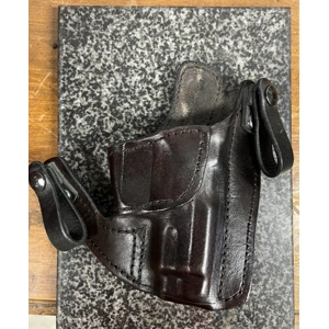 CZ 75 Compact with Leather IWB Holster, Hybrid, Kydex Holsters