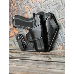 IWB Leather Gun Holster Reinforced Trigger Guard John 8:36