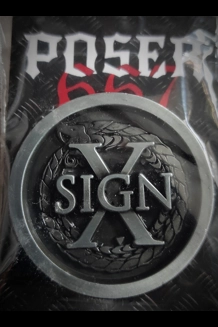 Sign X Metal Pin id= Sign X Metal Pin