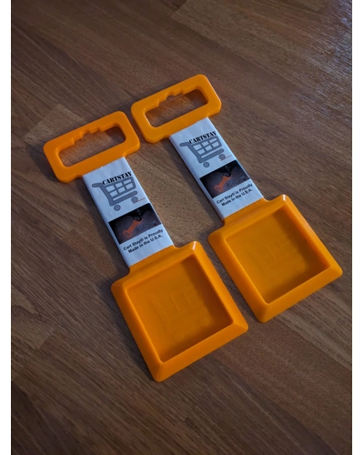 Cart Stay, 2 for $18, Shopping Cart Wheel Chock. Lifetime Warranty.