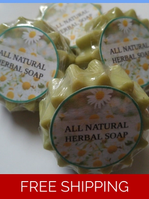 ALL NATURAL HERBAL SOAP..