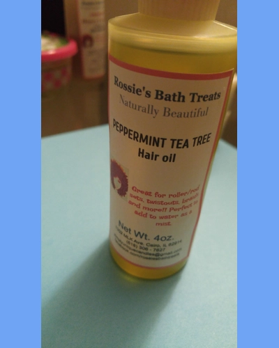 PEPPERMINT TEA TREE HAIR OIL 4OZ PEPPERMINT TEA TREE HAIR OIL 4OZ