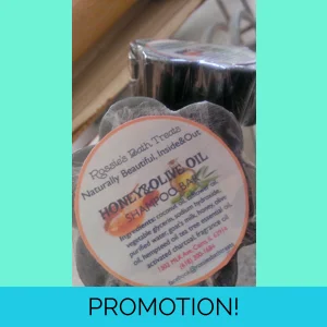 ACTIVATED CHARCOAL AND HONEY SHAMPOO BAR SET OF 4