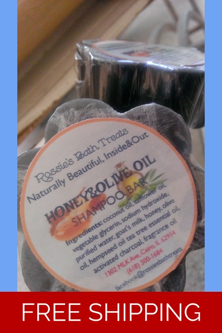 HONEY OLIVE OIL SHAMPOO BAR SET OF 4