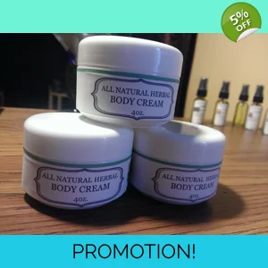 ALL NATURAL HERBAL BODY CREAM ECZEMA RELIEF 4OZ BABIES TO ELDERLY UNSCENTED