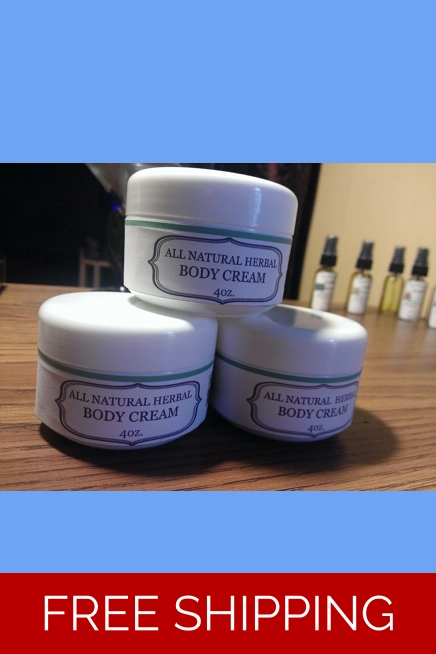 ALL NATURAL HERBAL BODY CREAM ECZEMA RELIEF 4OZ ..