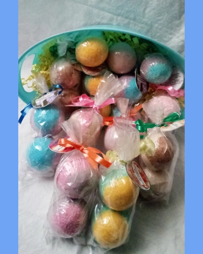 15 PIECE OIL INFUSED BATH BOMBS VARIETY BATH TIME FUN TIME BIRTHDAY ANNIVERSARY WEDDING FAVORS BATH