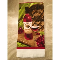 Wine Themed Kitchen Towel