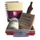 Wine Journal Gift Box | Candle | Journal | Bookend