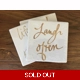 Coaster set - Life and Laugh
