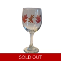 Thankful & Wining Wine Glass