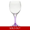 Purple Stemmed Wine Glass