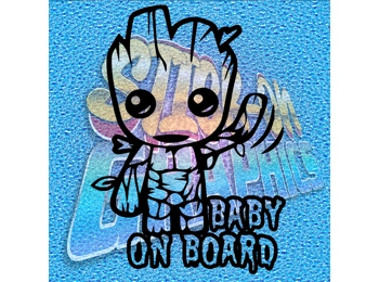 Baby Groot On Board