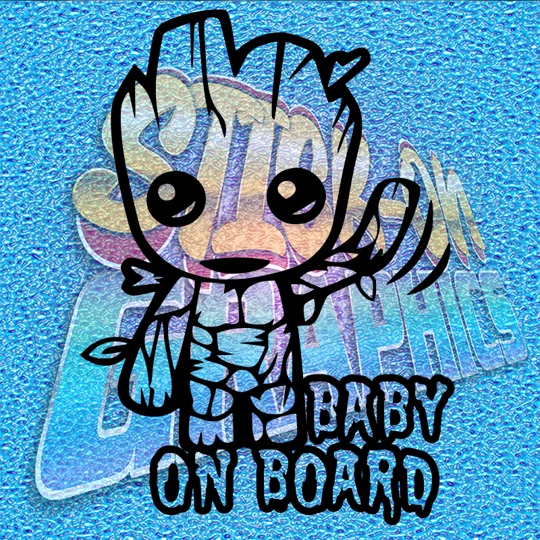 Baby Groot On Board