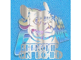 French Bulldog On Board Neg