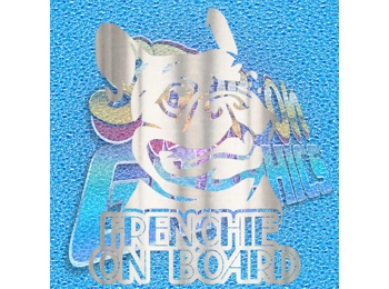 French Bulldog On Board Neg