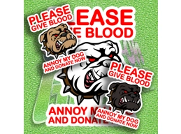 Give Blood Bulldog