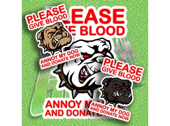Give Blood Bulldog
