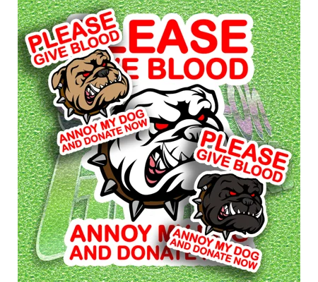 Give Blood Bulldog