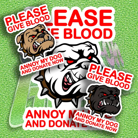Give Blood Bulldog