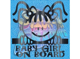 On Board Baby Girl