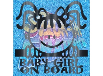 On Board Baby Girl