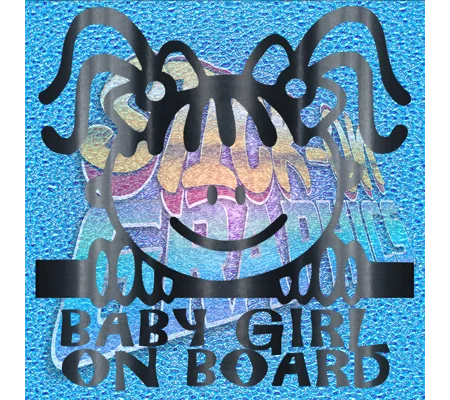 On Board Baby Girl